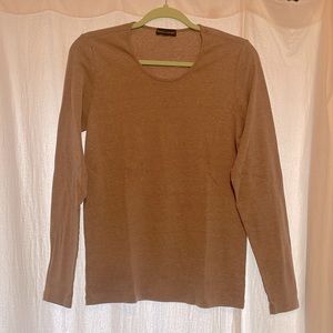 Banana republic cotton knit long sleeve top